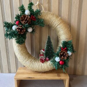 Couronne de Noël naturelle