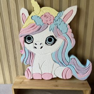 Sculpture Licorne féerique